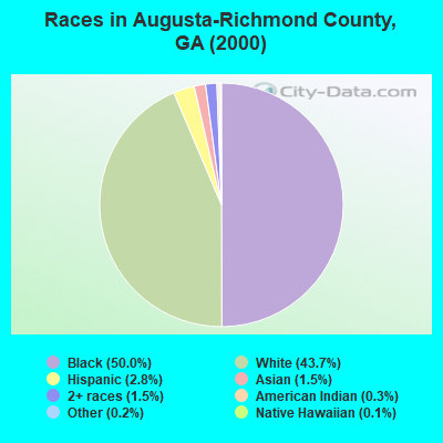 Races in Augusta-Richmond County, GA (2000)