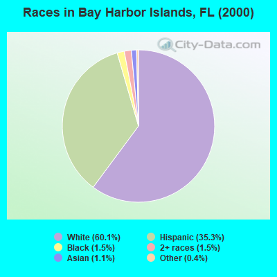 Races in Bay Harbor Islands, FL (2000)