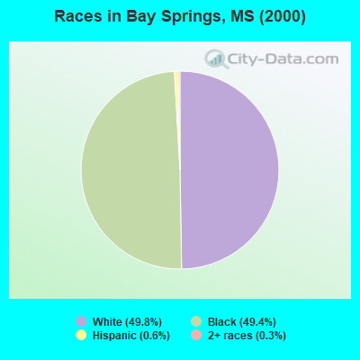 Races in Bay Springs, MS (2000)