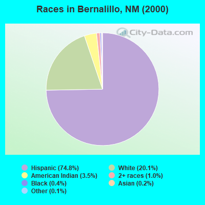 Races in Bernalillo, NM (2000)