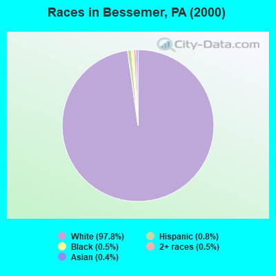 Races in Bessemer, PA (2000)