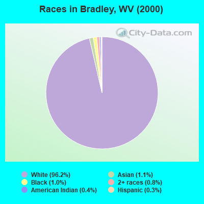 Races in Bradley, WV (2000)