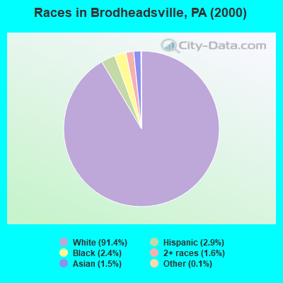 Races in Brodheadsville, PA (2000)