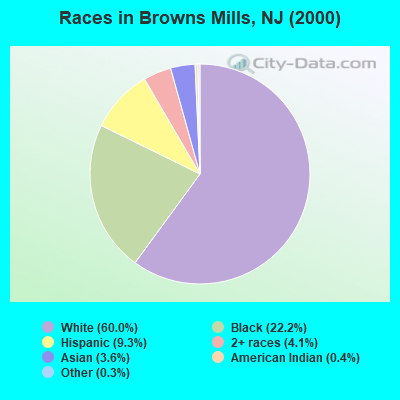 Races in Browns Mills, NJ (2000)