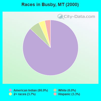 Races in Busby, MT (2000)