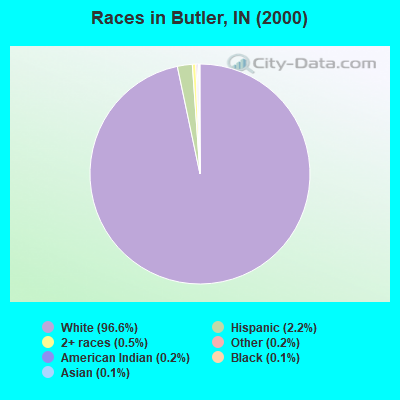 Races in Butler, IN (2000)