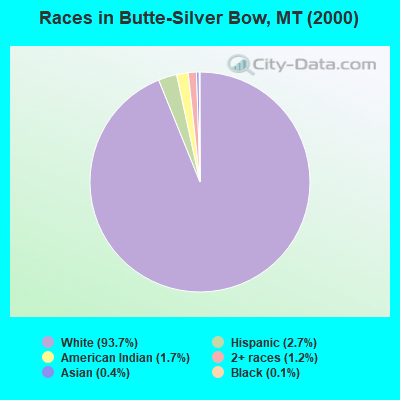 Races in Butte-Silver Bow, MT (2000)