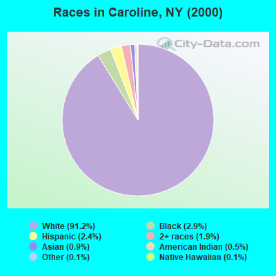 Races in Caroline, NY (2000)