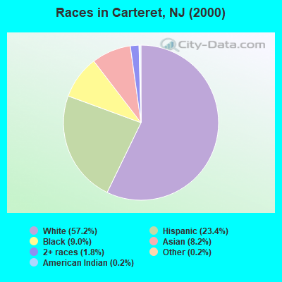 Races in Carteret, NJ (2000)