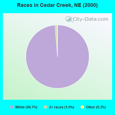 Races in Cedar Creek, NE (2000)