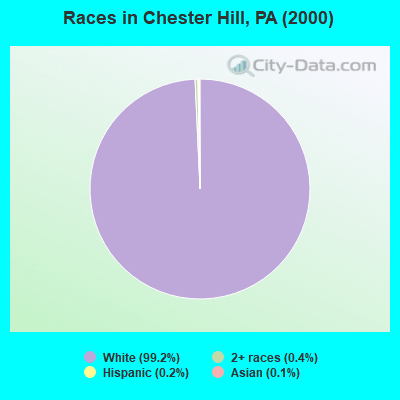 Races in Chester Hill, PA (2000)