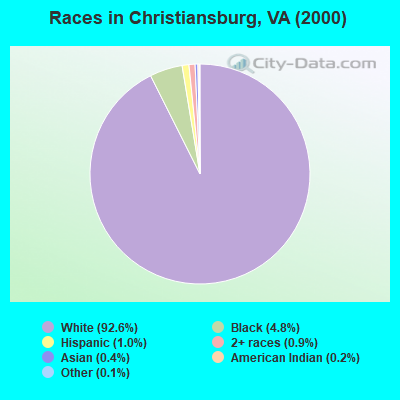 Races in Christiansburg, VA (2000)