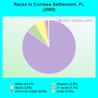 Races in Combee Settlement, FL (2000)