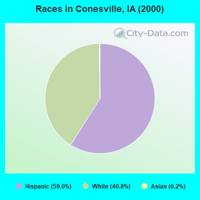 Races in Conesville, IA (2000)