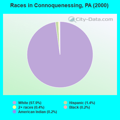 Races in Connoquenessing, PA (2000)