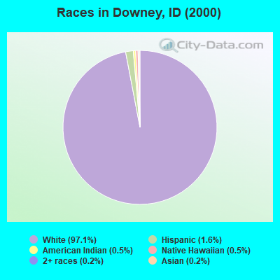 Races in Downey, ID (2000)