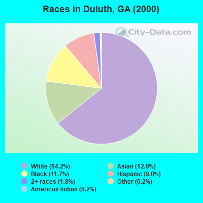 Races in Duluth, GA (2000)