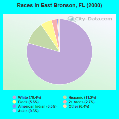 Races in East Bronson, FL (2000)