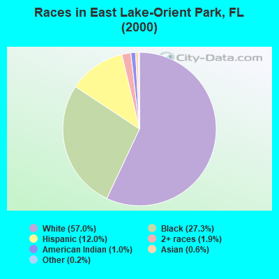 Races in East Lake-Orient Park, FL (2000)