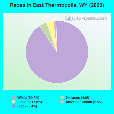 Races in East Thermopolis, WY (2000)