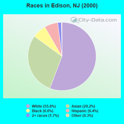 Races in Edison, NJ (2000)