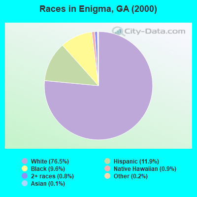 Races in Enigma, GA (2000)