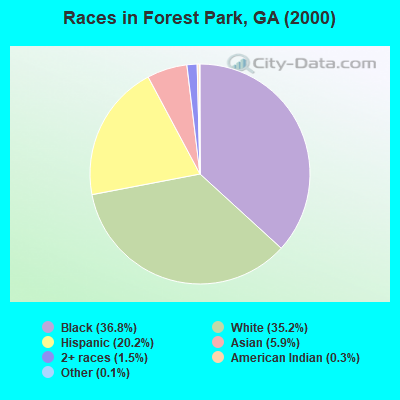 Races in Forest Park, GA (2000)
