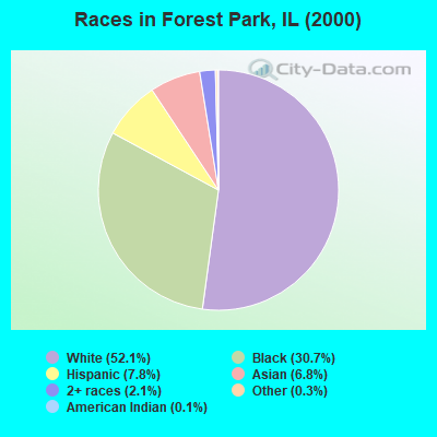 Races in Forest Park, IL (2000)