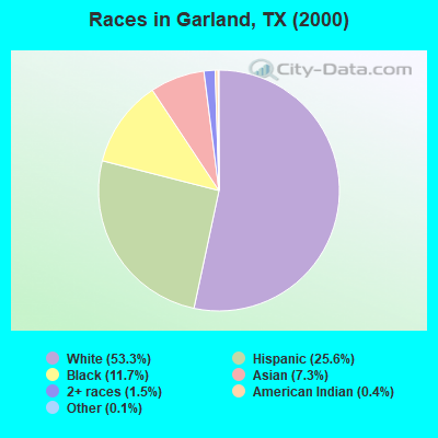 Races in Garland, TX (2000)