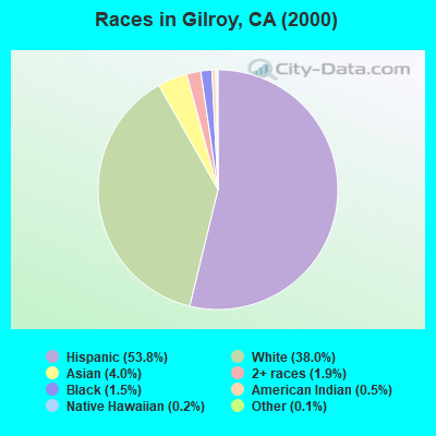 Races in Gilroy, CA (2000)