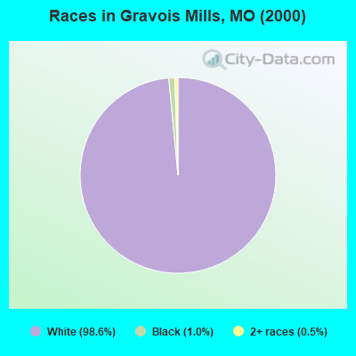Races in Gravois Mills, MO (2000)