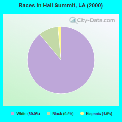 Races in Hall Summit, LA (2000)