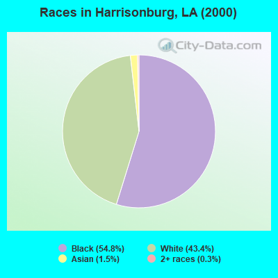 Races in Harrisonburg, LA (2000)