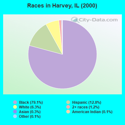 Races in Harvey, IL (2000)