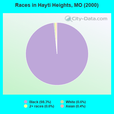 Races in Hayti Heights, MO (2000)