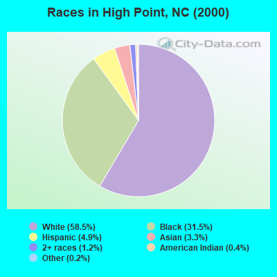Races in High Point, NC (2000)