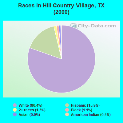 Races in Hill Country Village, TX (2000)