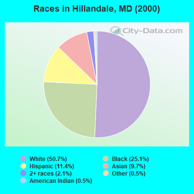 Races in Hillandale, MD (2000)