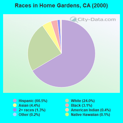 Races in Home Gardens, CA (2000)