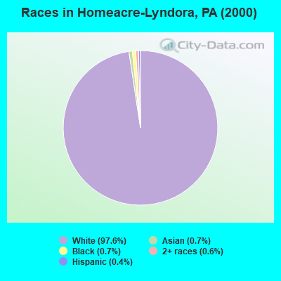 Races in Homeacre-Lyndora, PA (2000)