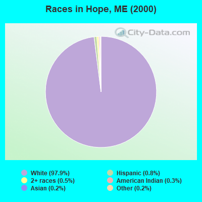Races in Hope, ME (2000)