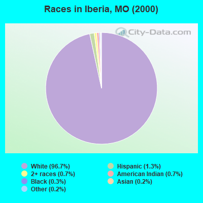 Races in Iberia, MO (2000)