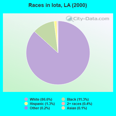 Races in Iota, LA (2000)