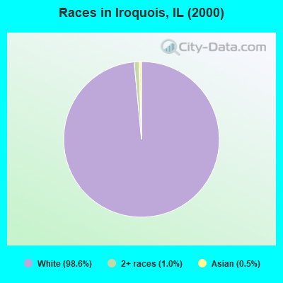 Races in Iroquois, IL (2000)