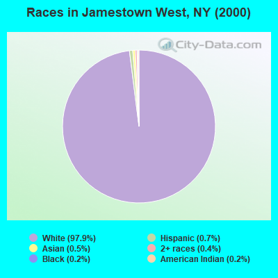 Races in Jamestown West, NY (2000)