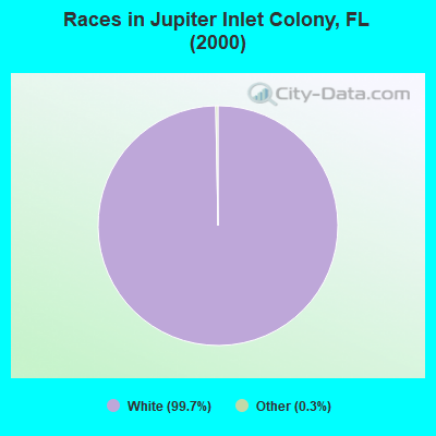 Races in Jupiter Inlet Colony, FL (2000)