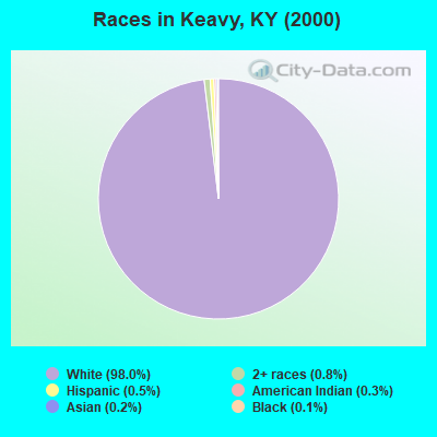 Races in Keavy, KY (2000)