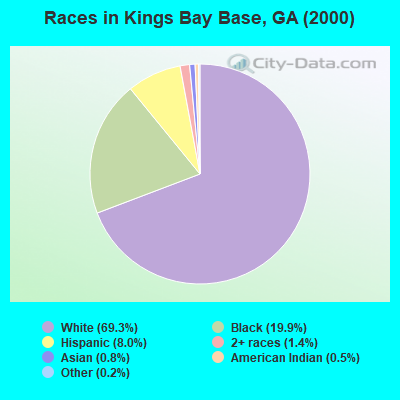 Races in Kings Bay Base, GA (2000)