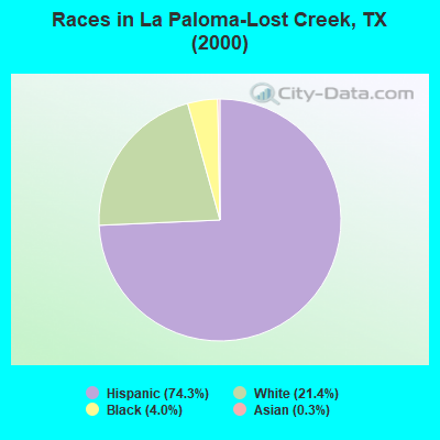 Races in La Paloma-Lost Creek, TX (2000)