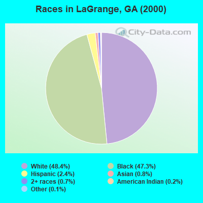 Races in LaGrange, GA (2000)